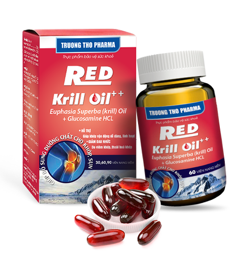 Hoangnguyen - Red krill Oil - Hỗ trợ điều trị thoái hóa Khớp